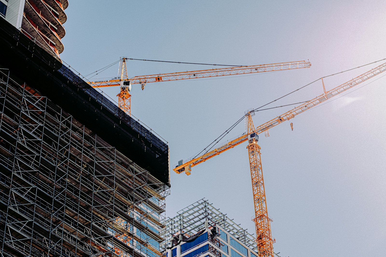 Municipal building development management — construction site